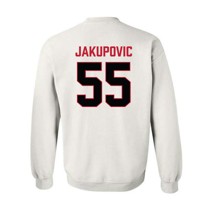 Ferris State - NCAA Football : Elmir Jakupovic - National Champions Shersey Crewneck Sweatshirt-1