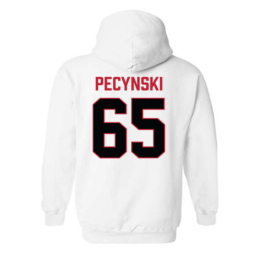 Ferris State - NCAA Football : Cory Pecynski - National Champions Shersey Hooded Sweatshirt-1