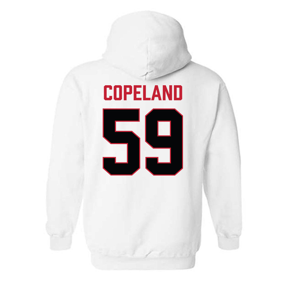 Ferris State - NCAA Football : Isiah Copeland - National Champions Shersey Hooded Sweatshirt-1