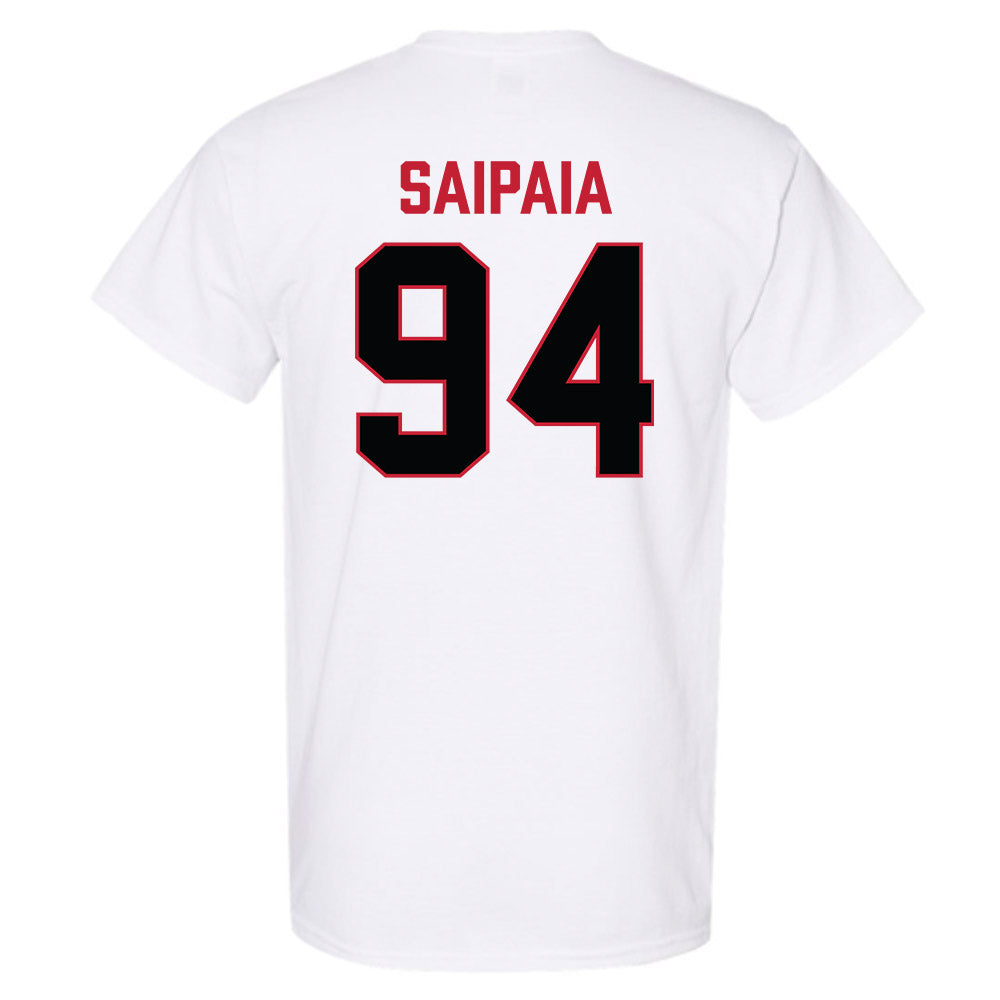 Ferris State - NCAA Football : Sio Saipaia - National Champions Shersey T-Shirt-1