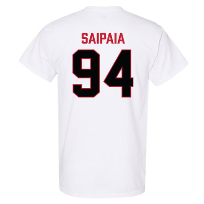 Ferris State - NCAA Football : Sio Saipaia - National Champions Shersey T-Shirt-1