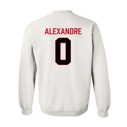 Ferris State - NCAA Football : Jacarvis Alexandre - National Champions Shersey Crewneck Sweatshirt-1