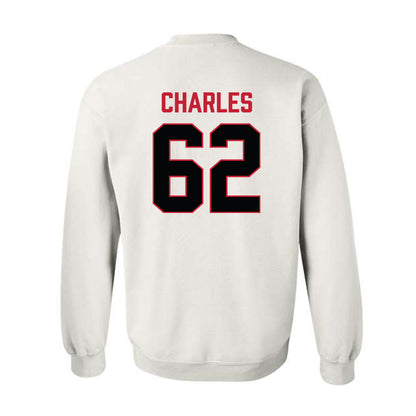 Ferris State - NCAA Football : Martaz Charles - National Champions Shersey Crewneck Sweatshirt-1
