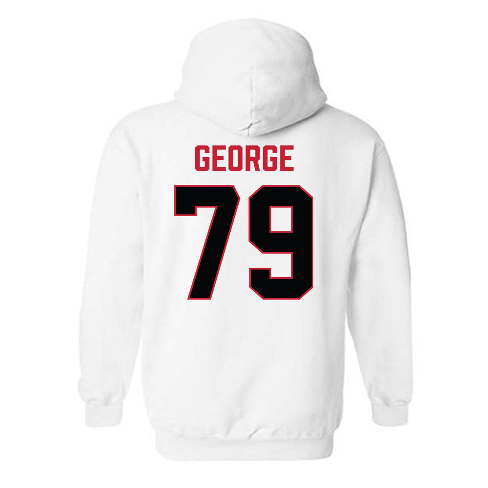 Ferris State - NCAA Football : Bryce George - National Champions Shersey Hooded Sweatshirt-1