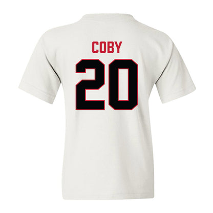 Ferris State - NCAA Football : James Coby - National Champions Shersey Youth T-Shirt-1