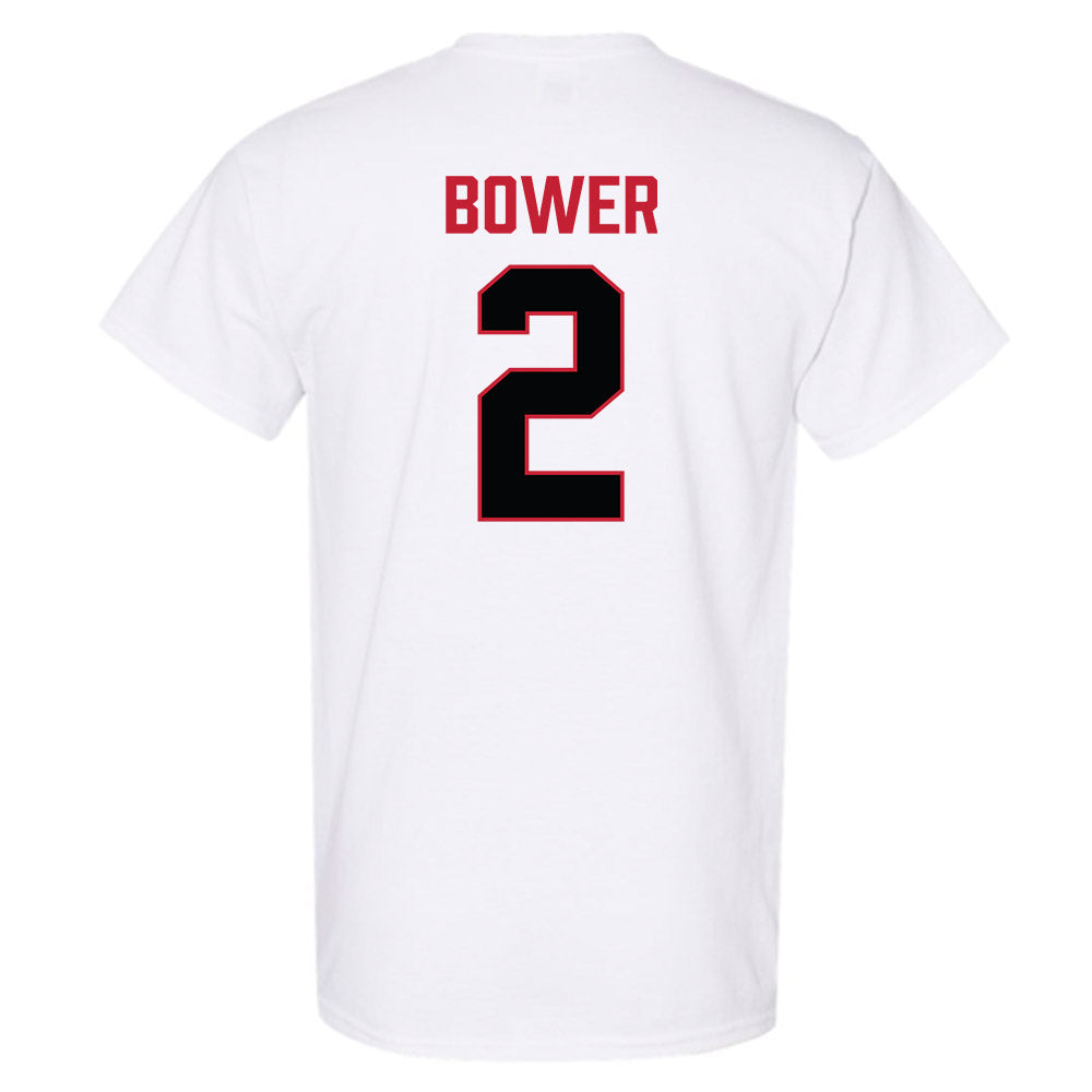 Ferris State - NCAA Football : Wyatt Bower - National Champions Shersey T-Shirt-1