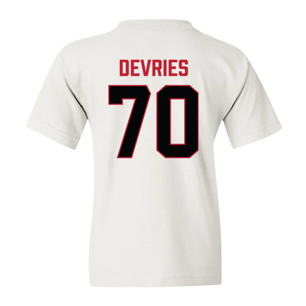 Ferris State - NCAA Football : Andrew Devries - National Champions Shersey Youth T-Shirt-1
