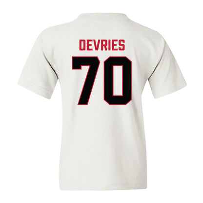 Ferris State - NCAA Football : Andrew Devries - National Champions Shersey Youth T-Shirt-1