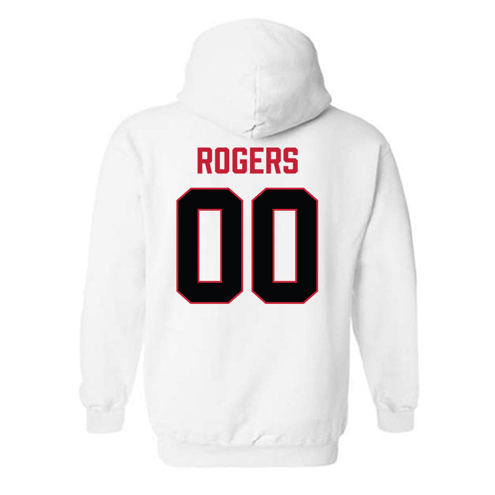 Ferris State - NCAA Football : Zephaniah Rogers - National Champions Shersey Hooded Sweatshirt-1