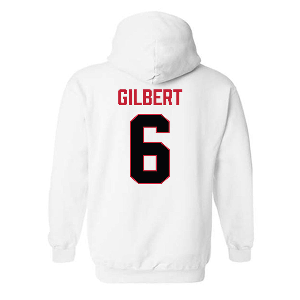 Ferris State - NCAA Football : James Gilbert - National Champions Shersey Hooded Sweatshirt-1