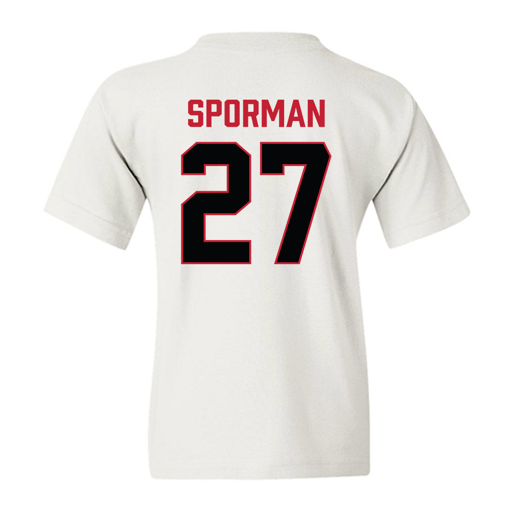 Ferris State - NCAA Football : Ben Sporman - National Champions Shersey Youth T-Shirt-1