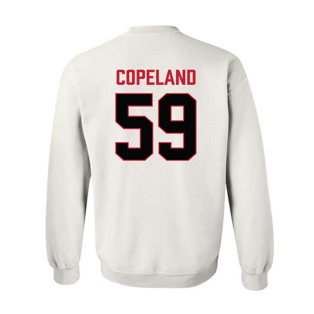 Ferris State - NCAA Football : Isiah Copeland - National Champions Shersey Crewneck Sweatshirt-1