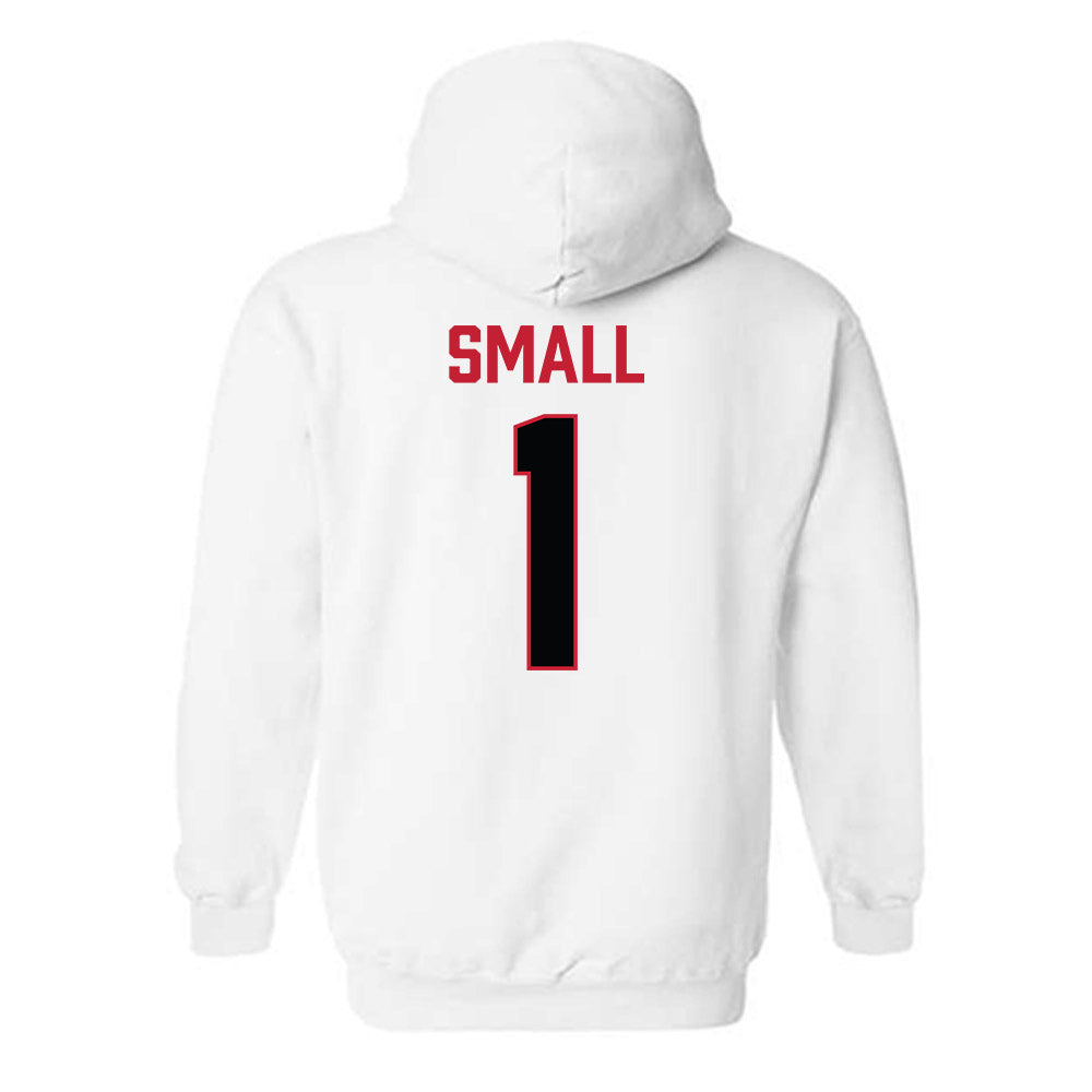 Ferris State - NCAA Football : Deion Small - National Champions Shersey Hooded Sweatshirt-1
