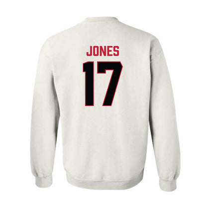 Ferris State - NCAA Football : Marcel Jones - National Champions Shersey Crewneck Sweatshirt-1