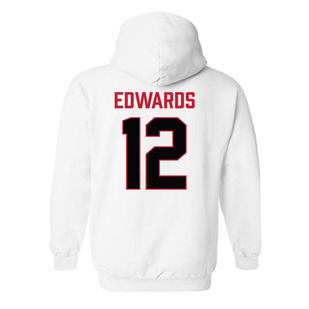 Ferris State - NCAA Football : Michael Edwards - National Champions Shersey Hooded Sweatshirt-1