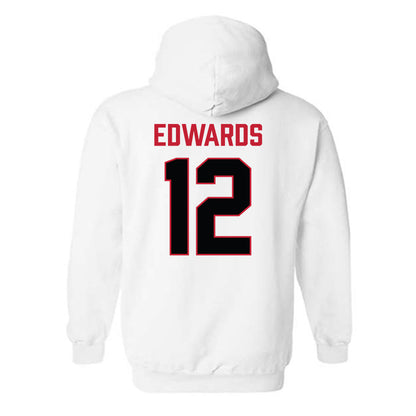 Ferris State - NCAA Football : Michael Edwards - National Champions Shersey Hooded Sweatshirt-1