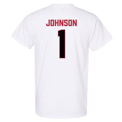 Ferris State - NCAA Football : Jalen Johnson - National Champions Shersey T-Shirt-1