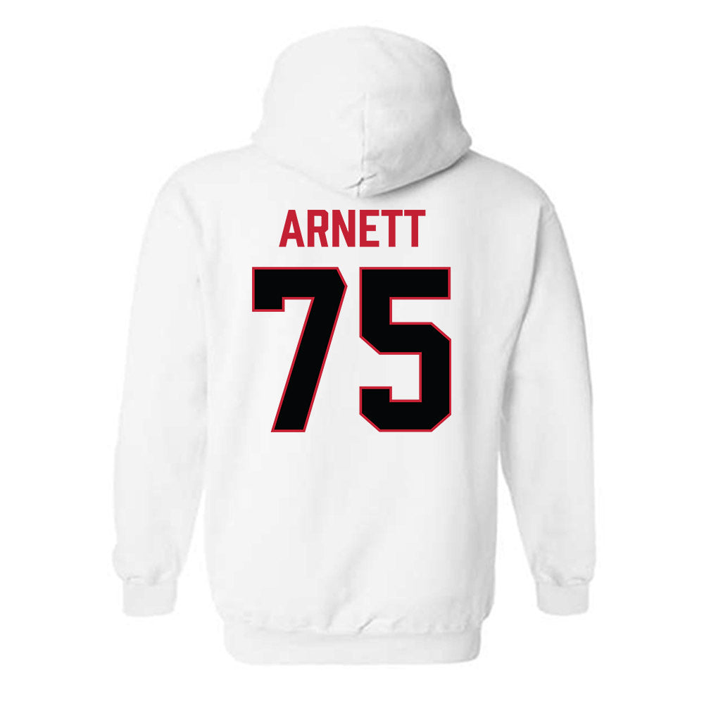 Ferris State - NCAA Football : Dayne Arnett - National Champions Shersey Hooded Sweatshirt-1