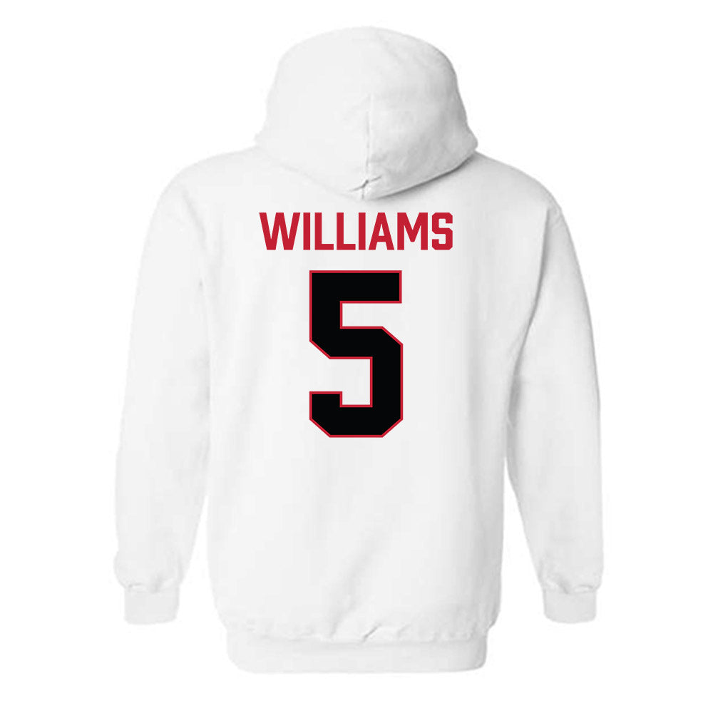 Ferris State - NCAA Football : Jason Williams - National Champions Shersey Hooded Sweatshirt-1
