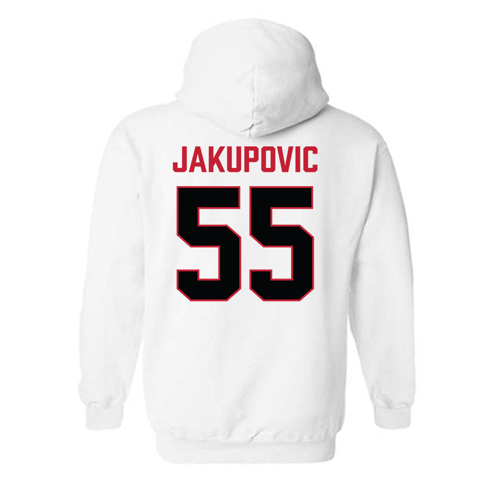 Ferris State - NCAA Football : Elmir Jakupovic - National Champions Shersey Hooded Sweatshirt-1