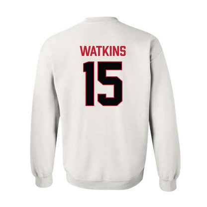 Ferris State - NCAA Football : Jerlaius Watkins - National Champions Shersey Crewneck Sweatshirt-1