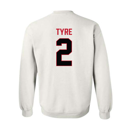 Ferris State - NCAA Football : Kelby Tyre - National Champions Shersey Crewneck Sweatshirt-1