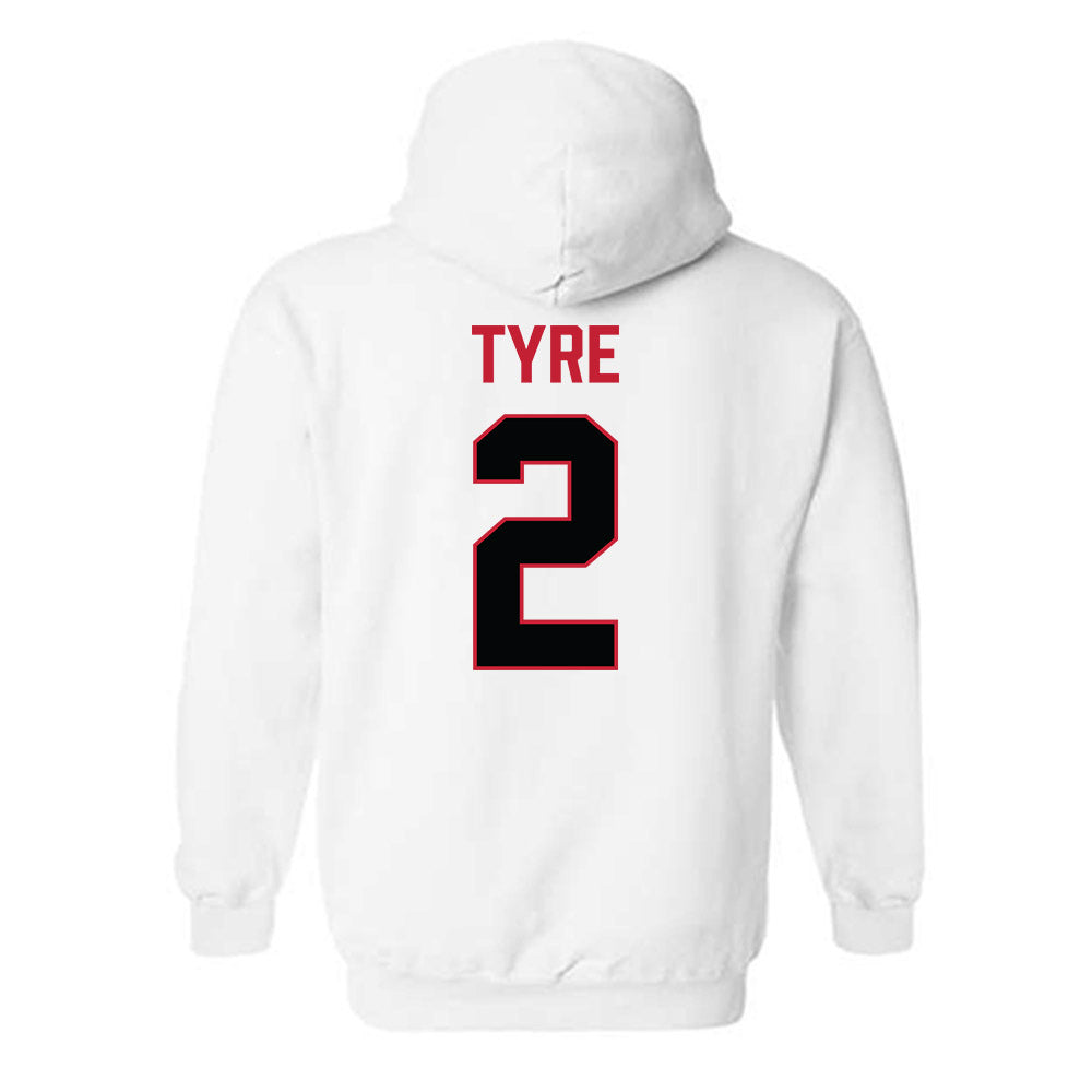 Ferris State - NCAA Football : Kelby Tyre - National Champions Shersey Hooded Sweatshirt-1
