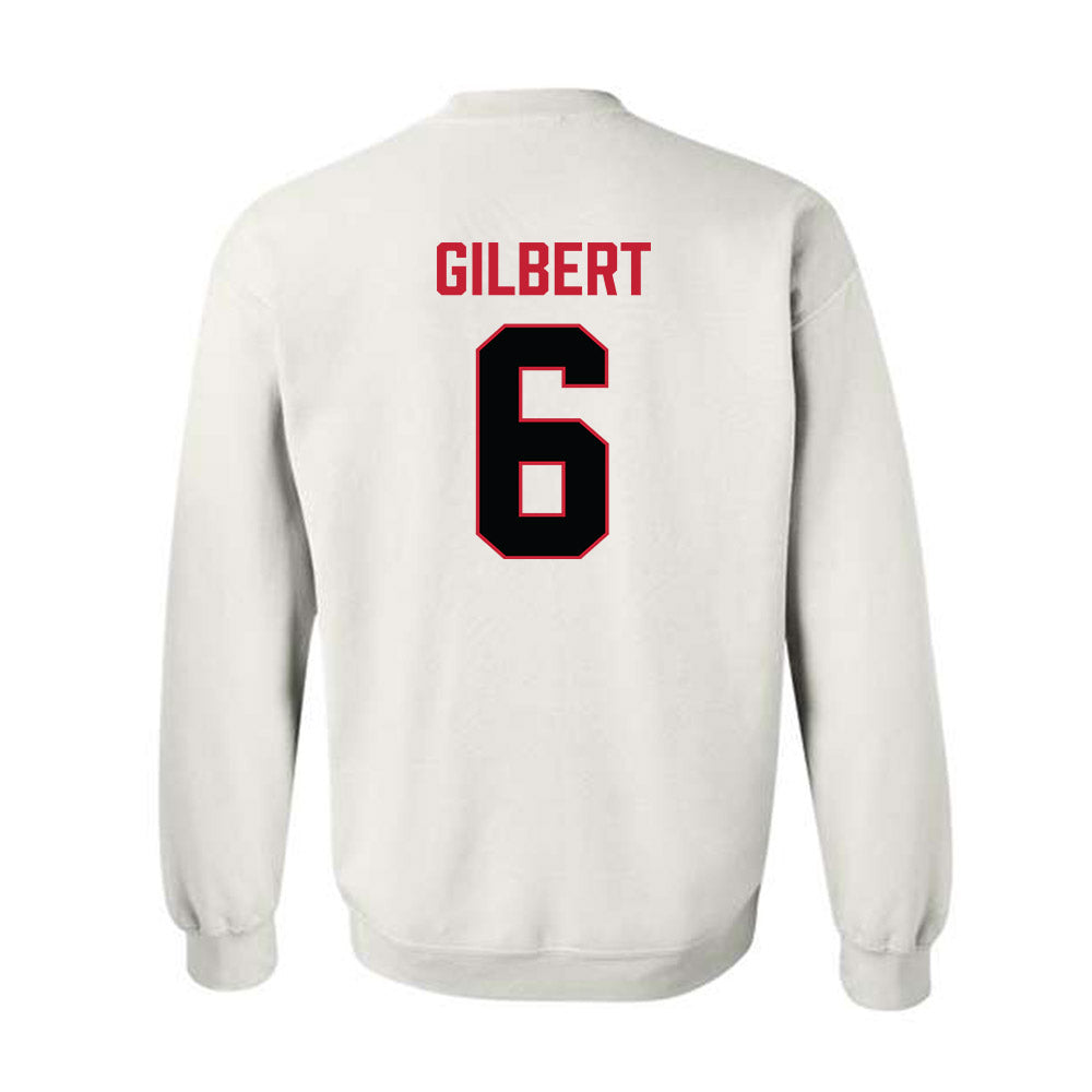 Ferris State - NCAA Football : James Gilbert - National Champions Shersey Crewneck Sweatshirt-1