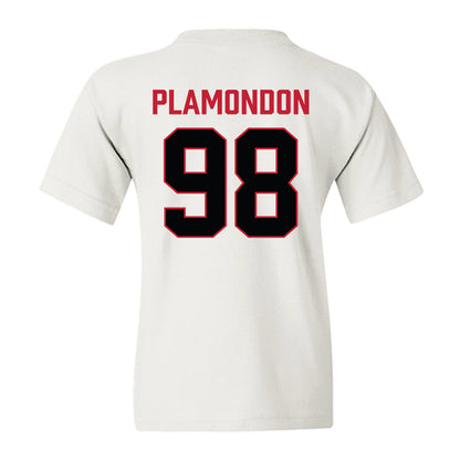 Ferris State - NCAA Football : Jake Plamondon - National Champions Shersey Youth T-Shirt-1