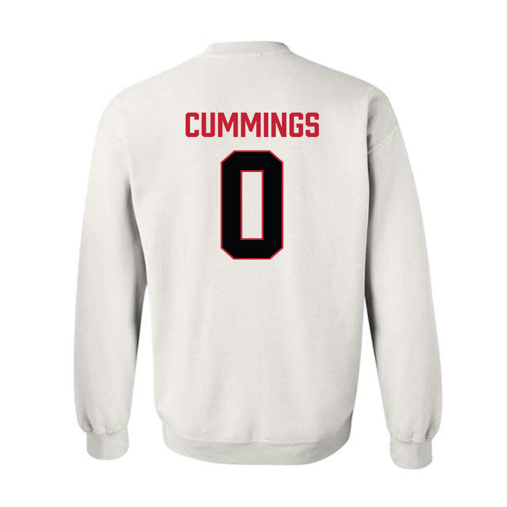 Ferris State - NCAA Football : Sam Cummings - National Champions Shersey Crewneck Sweatshirt-1