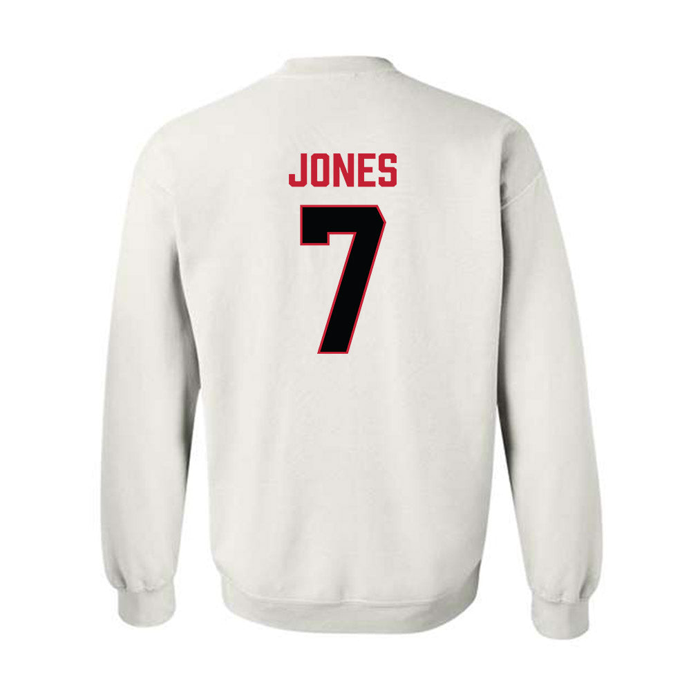 Ferris State - NCAA Football : Marcel Jones - National Champions Shersey Crewneck Sweatshirt-1