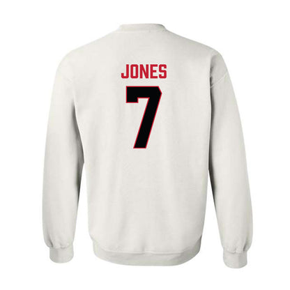 Ferris State - NCAA Football : Marcel Jones - National Champions Shersey Crewneck Sweatshirt-1