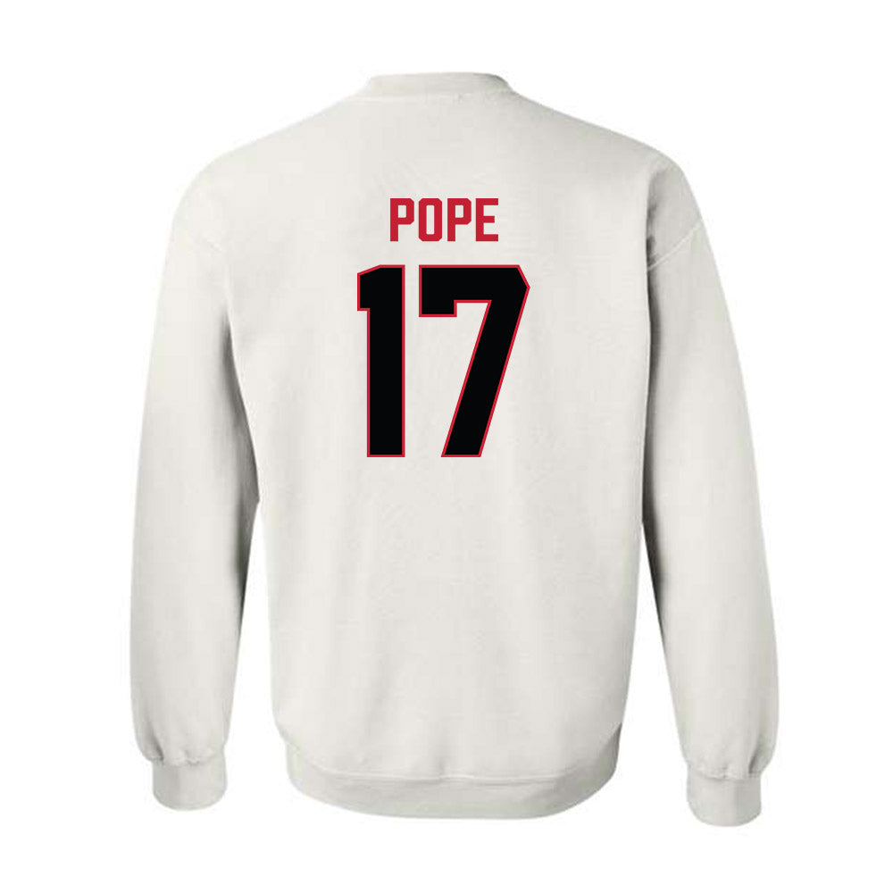 Ferris State - NCAA Football : Quentin Pope - National Champions Shersey Crewneck Sweatshirt-1
