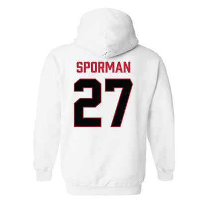 Ferris State - NCAA Football : Ben Sporman - National Champions Shersey Hooded Sweatshirt-1