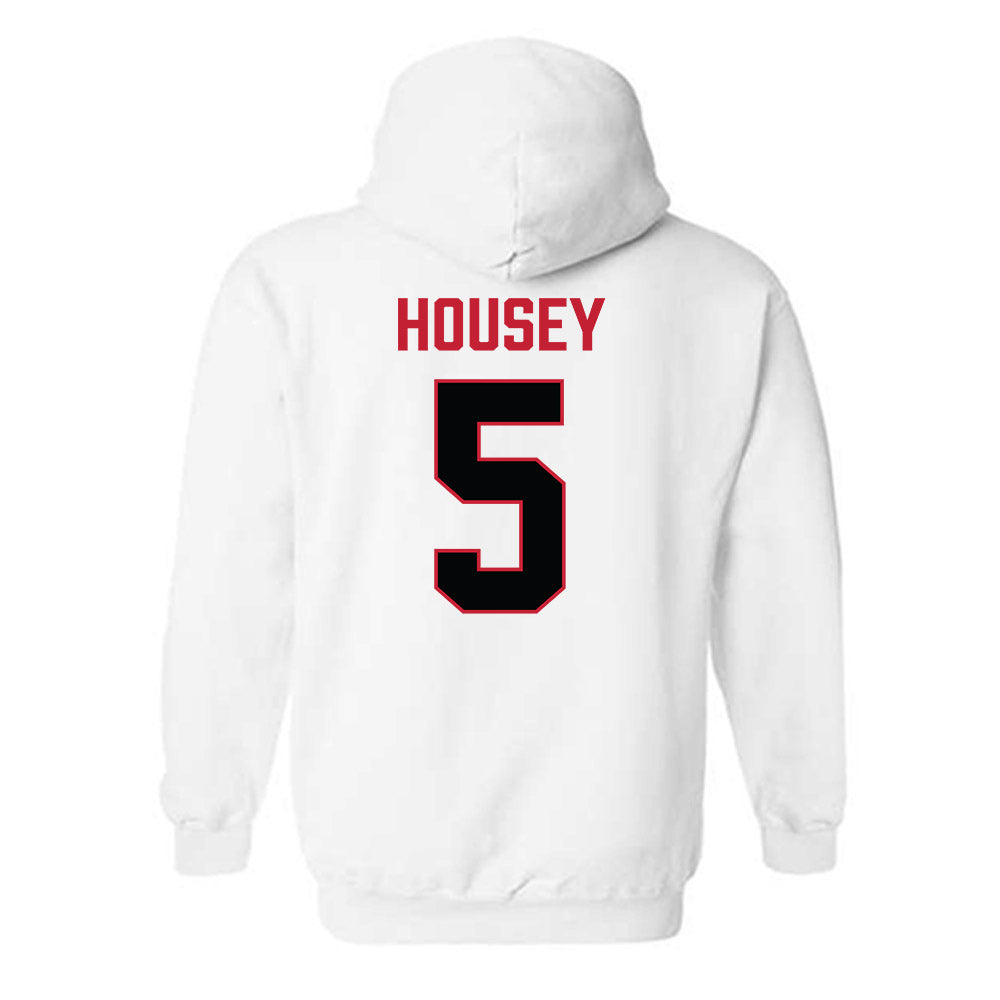 Ferris State - NCAA Football : Jeremiah Housey - National Champions Shersey Hooded Sweatshirt-1