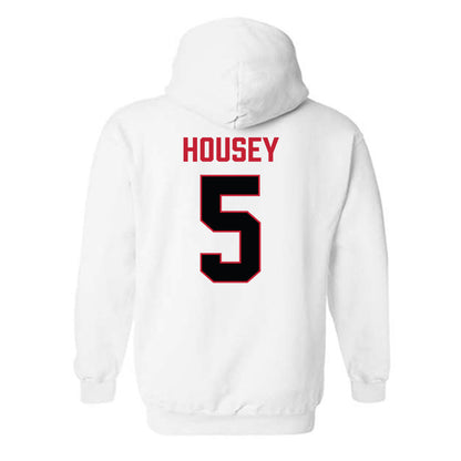 Ferris State - NCAA Football : Jeremiah Housey - National Champions Shersey Hooded Sweatshirt-1