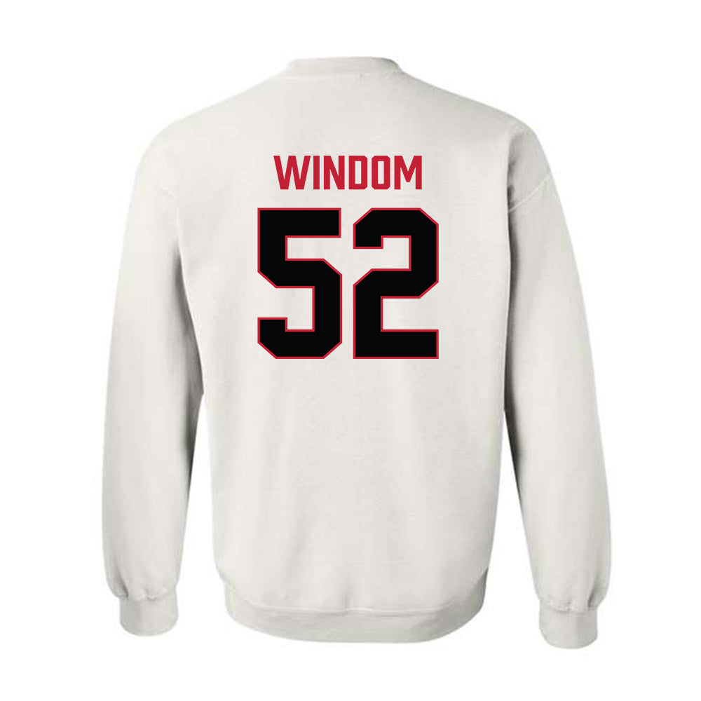 Ferris State - NCAA Football : Jarvis Windom - National Champions Shersey Crewneck Sweatshirt-1