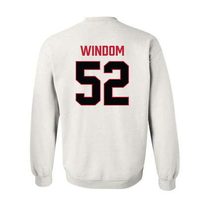 Ferris State - NCAA Football : Jarvis Windom - National Champions Shersey Crewneck Sweatshirt-1