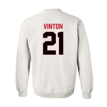 Ferris State - NCAA Football : Jaylen Vinton - National Champions Shersey Crewneck Sweatshirt-1