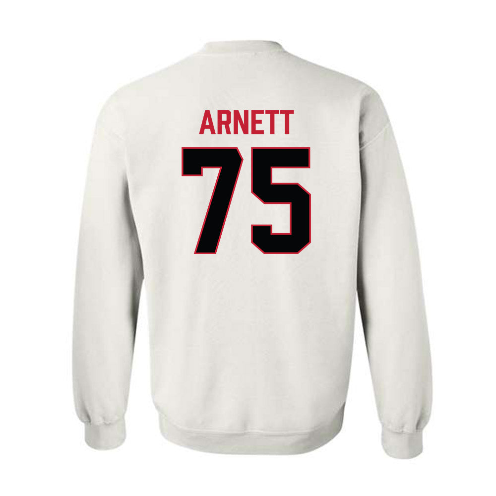 Ferris State - NCAA Football : Dayne Arnett - National Champions Shersey Crewneck Sweatshirt-1