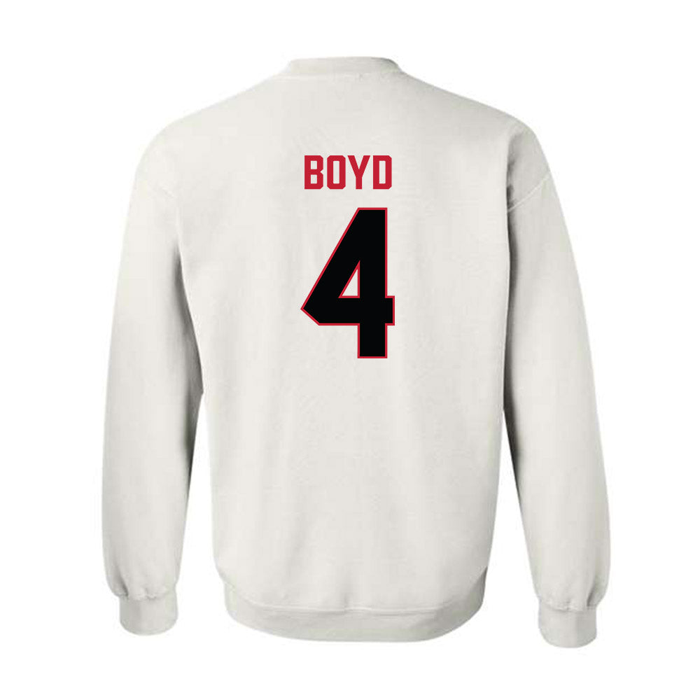 Ferris State - NCAA Football : Tae Boyd - National Champions Shersey Crewneck Sweatshirt-1
