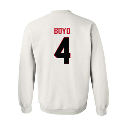 Ferris State - NCAA Football : Tae Boyd - National Champions Shersey Crewneck Sweatshirt-1