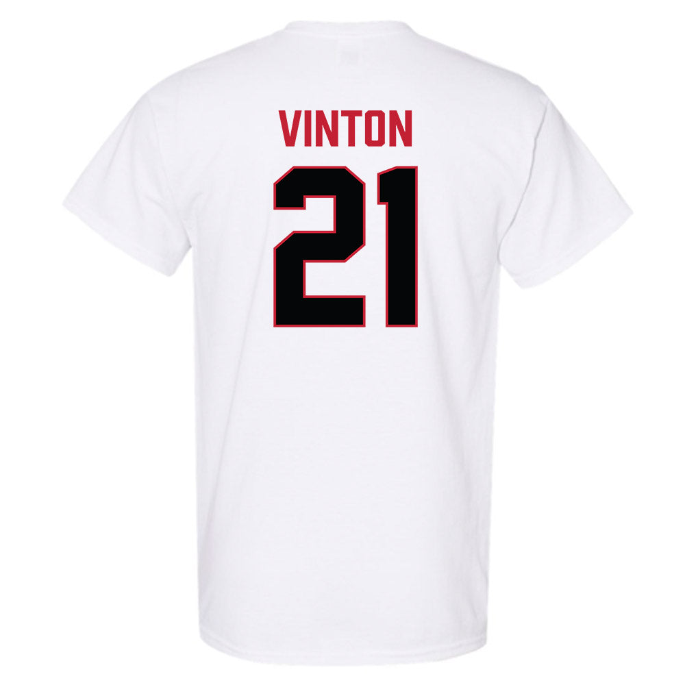 Ferris State - NCAA Football : Jaylen Vinton - National Champions Shersey T-Shirt-1