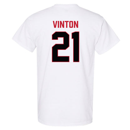 Ferris State - NCAA Football : Jaylen Vinton - National Champions Shersey T-Shirt-1
