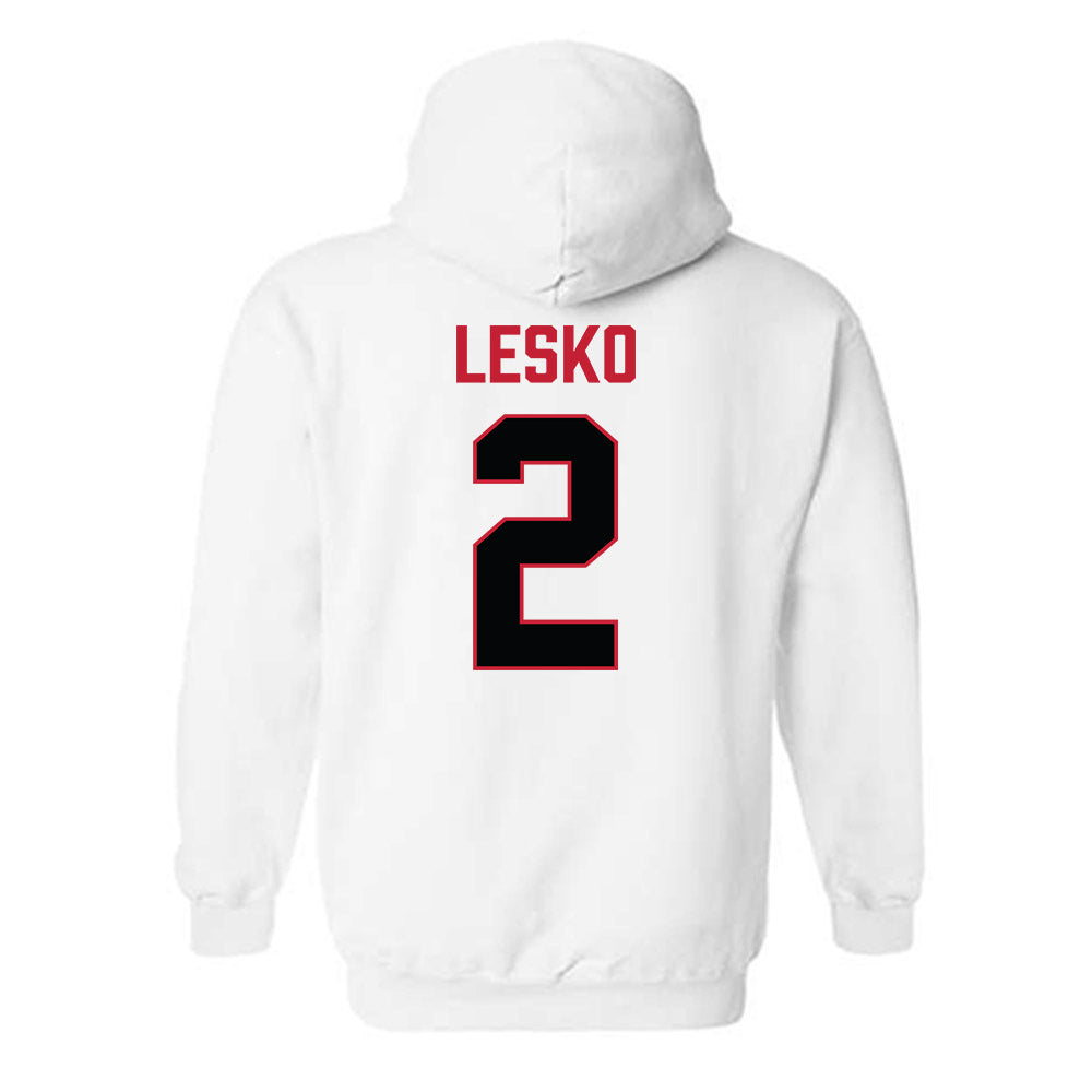 Ferris State - NCAA Football : Derek Lesko - National Champions Shersey Hooded Sweatshirt-1