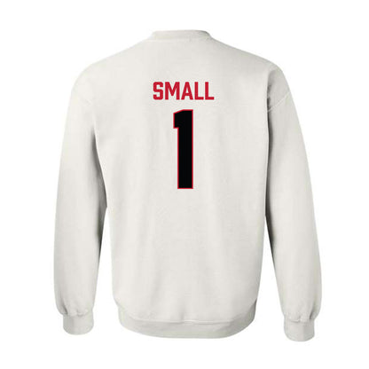 Ferris State - NCAA Football : Deion Small - National Champions Shersey Crewneck Sweatshirt-1
