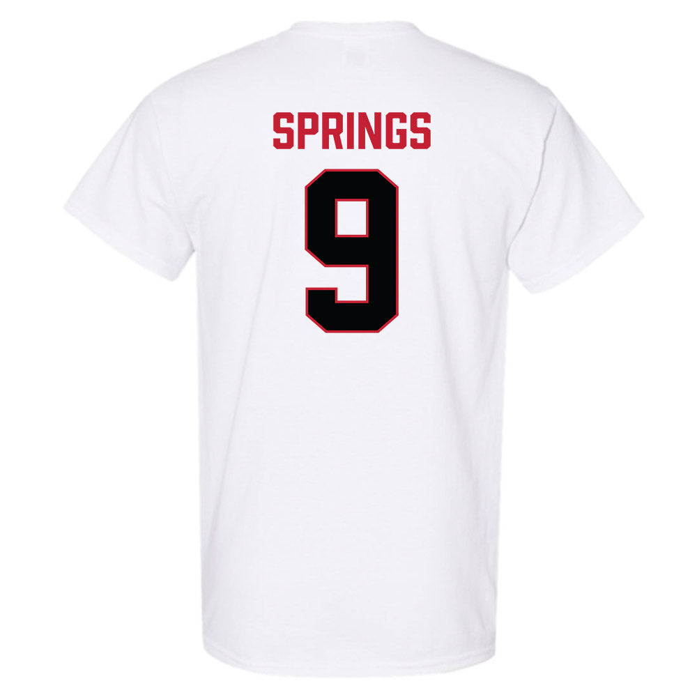 Ferris State - NCAA Football : Alex Springs - National Champions Shersey T-Shirt-1
