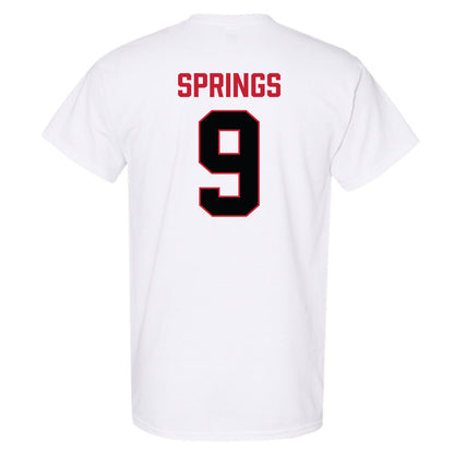 Ferris State - NCAA Football : Alex Springs - National Champions Shersey T-Shirt-1
