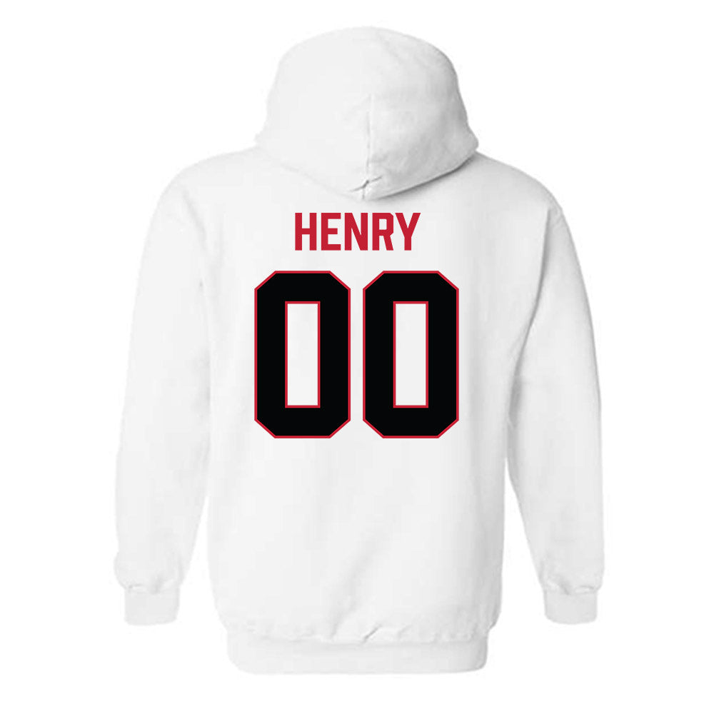 Ferris State - NCAA Football : Harkym Henry - National Champions Shersey Hooded Sweatshirt-1