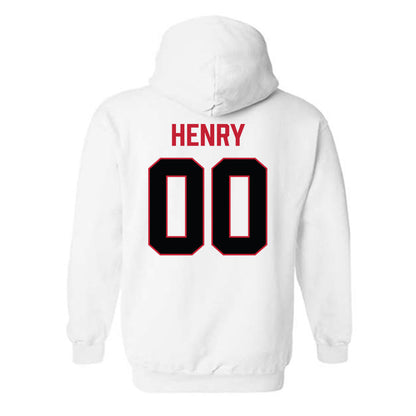 Ferris State - NCAA Football : Harkym Henry - National Champions Shersey Hooded Sweatshirt-1